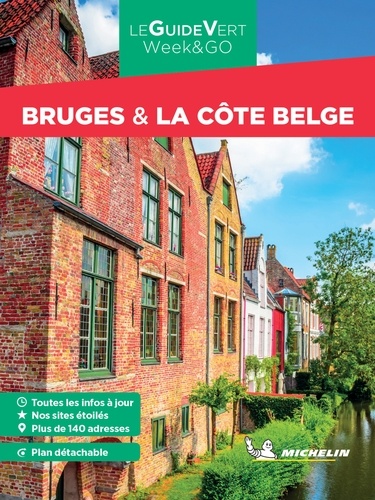 Bruges & la côte belge  Edition 2023 -  avec 1 Plan détachable