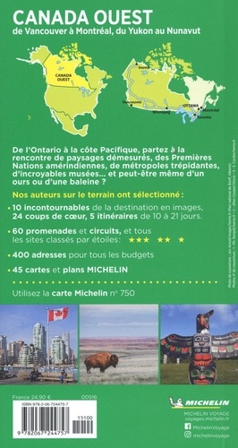 Canada Ouest. De Vancouvert à Montréal, du Yukon au Nunavut  Edition 2020