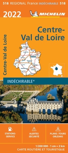 Centre, Val de Loire. 1/200 000  Edition 2022