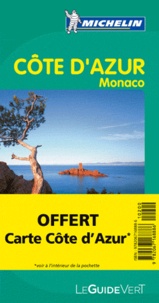  Michelin - Côte d'Azur, Monaco - Avec une carte de la Côte d'Azur.