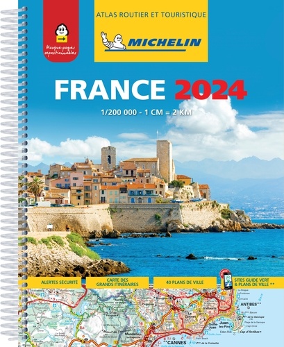  Michelin - France - 1/200 000. Marque-pages repositionnables.