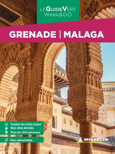 Grenade, Malaga  Edition 2023 -  avec 1 Plan détachable