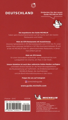 Guide Michelin Deutschland  Edition 2021