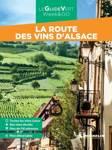  Michelin - La route des vins d'Alsace. 1 Plan détachable