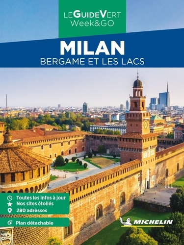Milan. Bergame et les lacs  Edition 2023 -  avec 1 Plan détachable