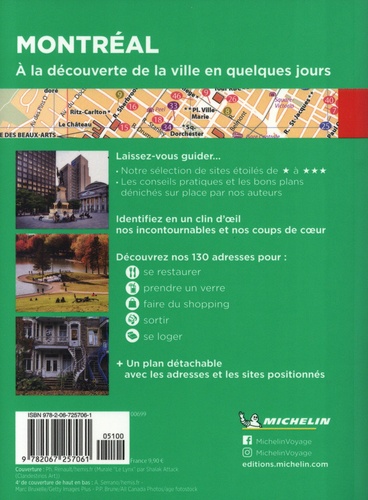 Montréal  Edition 2023 -  avec 1 Plan détachable