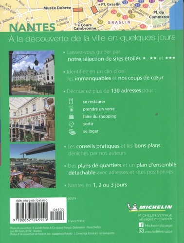 Nantes  Edition 2020 -  avec 1 Plan détachable