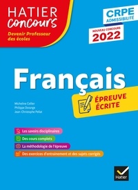 Micheline Cellier et Philippe Dorange - Français - CRPE 2022 - Epreuve écrite d'admissibilité.