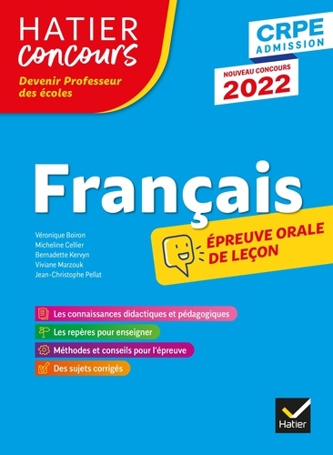 Français - CRPE 2022 - Epreuve orale d'admission