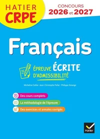 Français - CRPE 2026-2027 - Epreuve écrite d'admissibilité
