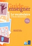 Micheline Cellier - Le vocabulaire à l'école élémentaire. 1 Cédérom