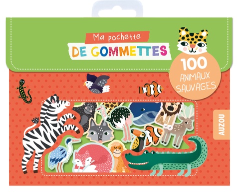 Ma pochette de gommettes. 100 animaux sauvages