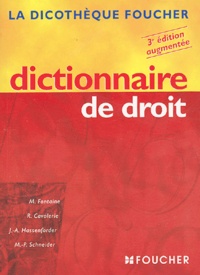 Michelle Fontaine et R Cavalerie - Dictionnaire de droit.