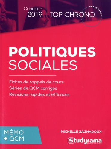 Politiques sociales. Mémo + QCM  Edition 2019