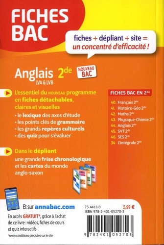 Anglais 2de LVA & LVB