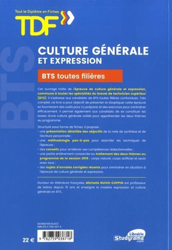 Culture générale et expression. BTS toutes filières 2e édition