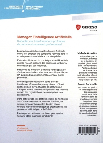 Manager l'intelligence artificielle. S'adapter aux transformations profondes de notre environnement professionnel