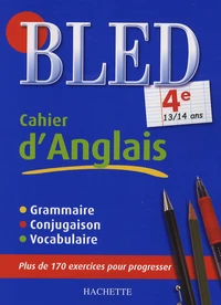 Cahier d'anglais 4e