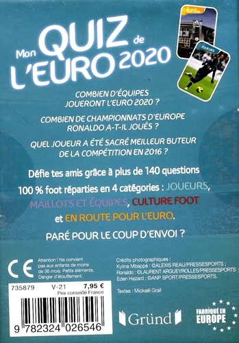 Mon quiz de l'Euro 2020