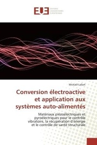 Mickaël Lallart - Conversion électroactive et application aux systèmes auto-alimentés - Matériaux piézoélectriques et pyroélectriques pour le contrôle vibratoire, la récupération d'énergie.