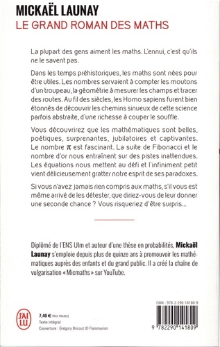 Le grand roman des maths. De la préhistoire à nos jours - Occasion