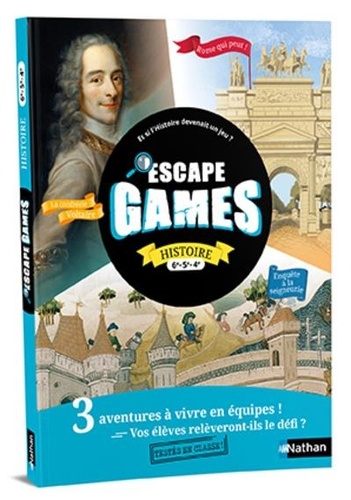 Mickaël Laurent et Gaëlle Lipman - Histoire 6e-5e-4e Escape Games.