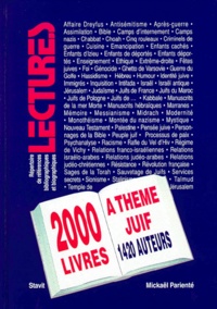Mickaël Parienté - 2000 Livres A Theme Juif. 1420 Auteurs.