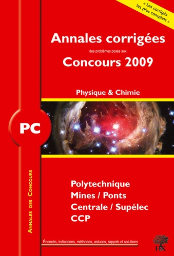 Mickaël Profeta - Physique et chimie PC - Annales des Concours.