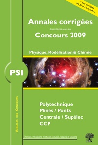 Mickaël Profeta et Stéphane Ravier - Physique, modélisation et chimie PSI - Annales de concours.