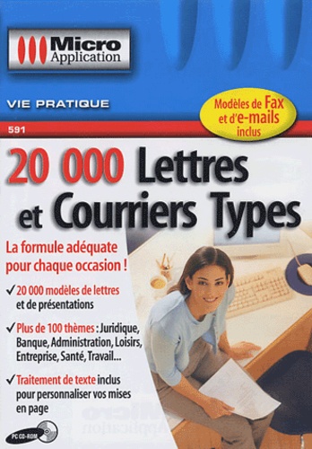 CD-ROM Clic And Go – 12 000 Lettres Types Pour Windows 98/XP