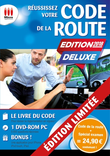  Micro Application - Réussissez votre code de la route - Contient le Code de la route et le livre spécial examen. 1 DVD
