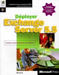  Microsoft - Deployer Exchange Server 5.5. Avec Cd-Rom.