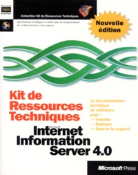  Microsoft - Kit De Ressources Techniques Internet Information Server 4.0. Avec 2 Cd-Rom.
