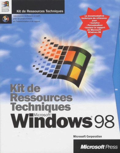  Microsoft - Kit De Ressources Techniques, Windows 98 Coffret 2 Volumes. Avec Cd-Rom En Anglais.