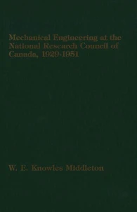 Mechanical Engineering at the National Research Council of Canada