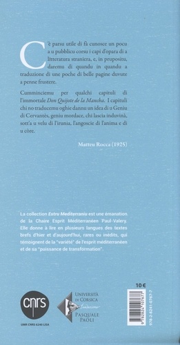 Don Chisciotte di a Mancia. Quatre chapitres en langue corse