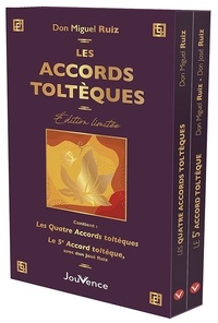 Miguel Ruiz et José Ruiz - Les accords toltèques - Coffret en 2 volumes : Les quatre accords toltèques ; le 5e accord toltèque.