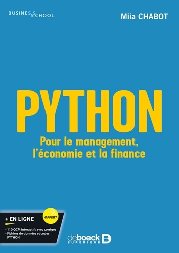 Python. Pour le management, l'économie et la finance