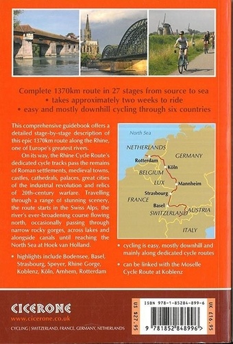 The Rhine cycle route