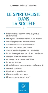 Le spiritualiste dans la societe