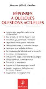 Reponses a quelques questions actuelles