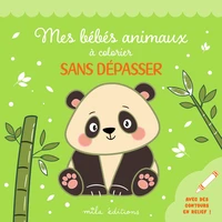 Mes bébés animaux à colorier sans dépasser