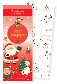 Mes petites cartes à colorier Noël magique