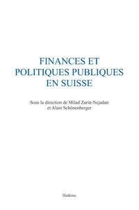Finances et politiques publiques en Suisse