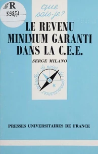 Le revenu minimum garanti dans la CEE
