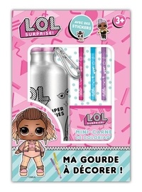 Milkids - Ma Gourde à décorer LOL surprise ! - Coffret avec 4 marqueurs et 1 mini-carnet de coloriage.