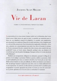 Vie de Lacan