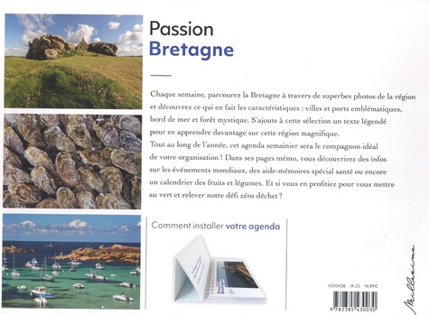Agenda semainier Passion Bretagne  Edition 2024