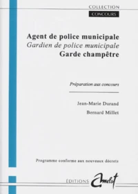 Agent de police municipale, gardien de police municipale, garde champêtre