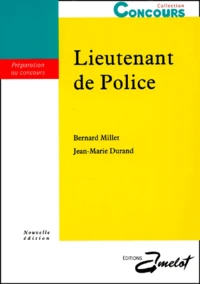 Lieutenant De Police. Preparation Au Concours